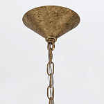 Люстра подвесная с круглыми дисками из серого фактурного стекла с белым матовым шаром внутри Quintiesse варинант исполнения - 4 | Loft Concept в Ульяновске