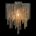 Бра с перфорированными металлическими дугами и цепочками 22 см Atlantis Chain варинант исполнения - 10 | Loft Concept в Ульяновске