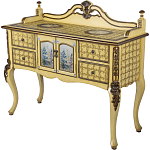 Комод деревянный Illustration of flowers варинант исполнения - 4 | Loft Concept в Ульяновске