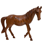 Статуэтка из дерева суар дикая лошадь Wild Horses варинант исполнения - 3 | Loft Concept в Ульяновске