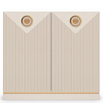 Комод с фактурными дверцами Satin Furniture варинант исполнения - 4 | Loft Concept в Ульяновске