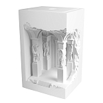 Встраиваемый в стену гипсовый светильник под покраску с колоннами и арками в античном стиле Antiquity Athena варинант исполнения - 2 | Loft Concept в Ульяновске