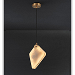 Подвесной светильник фигурный плафон Stone Polygon варинант исполнения - 1 | Loft Concept в Ульяновске