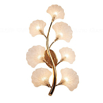 Бра в виде золотистой ветви с прозрачными листьями Andrea Wall Lamp варинант исполнения - 2 | Loft Concept в Ульяновске