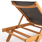 Шезлонг из текстиля и эвкалипта Power of Nature варинант исполнения - 4 | Loft Concept в Ульяновске