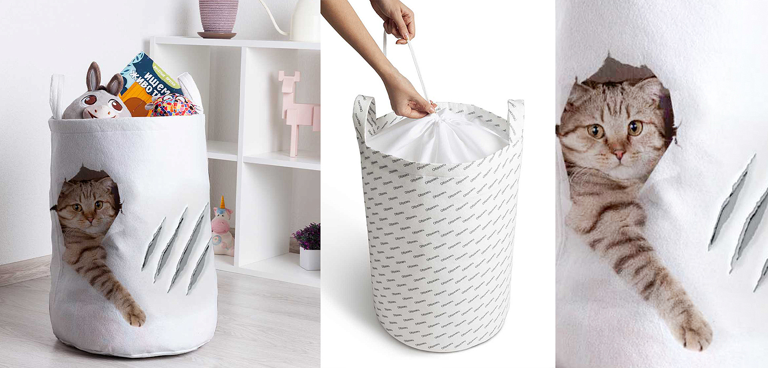 Корзина Hello Cat Basket Корзина Hello Cat Basket - Loft-Concept в Ульяновске
