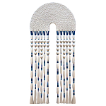 Настенное украшение из нитей Корона с кисточками Crown Wall Hanging варинант исполнения - 4 | Loft Concept в Ульяновске