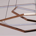 Люстра с 3-мя подвесами в виде шестиугольников Hexagon Horizontal варинант исполнения - 4 | Loft Concept в Ульяновске