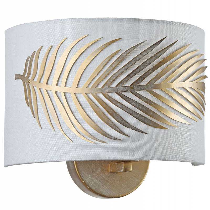 Бра Golden Feather Sconces Золотой Белый в Ульяновске | Loft Concept 