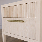 Прикроватная Тумбочка Primo с двумя ящиками Светлый дуб варинант исполнения - 4 | Loft Concept в Ульяновске