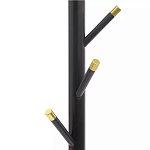 Напольная вешалка чёрная с золотистыми элементами Branches Hangers варинант исполнения - 1 | Loft Concept в Ульяновске