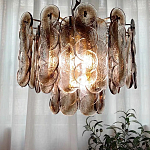 Люстра из круглых стеклянных элементов Vienna варинант исполнения - 6 | Loft Concept в Ульяновске