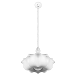 Подвесной светильник с белым фигурным абажуром и мягкими волнистыми краями Cloud Motion  варинант исполнения - 2 | Loft Concept в Ульяновске