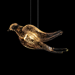 Подвесной светильник с прозрачной стеклянной птичкой Serip Voa варинант исполнения - 7 | Loft Concept в Ульяновске