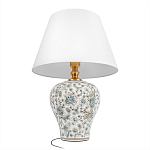 Настольная лампа с цветочной росписью Lamp Flower Painting варинант исполнения - 3 | Loft Concept в Ульяновске