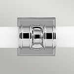 Бра для ванных комнат горизонтальное с двумя матовыми стеклянными цилиндическими плафонами Feiss варинант исполнения - 6 | Loft Concept в Ульяновске