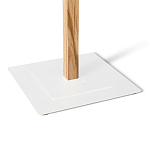 Вешалка с квадратным основанием и 4-мя белыми металлическими крючками Industrial Metal Rust варинант исполнения - 3 | Loft Concept в Ульяновске