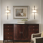 Бра вертикальное с белым полукруглым плафоном и длинным стержнем L Kichler варинант исполнения - 2 | Loft Concept в Ульяновске