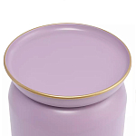 Журнальный столик круглый сиреневого цвета Noticeable Element варинант исполнения - 2 | Loft Concept в Ульяновске