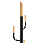 Напольная вешалка из металла и дерева Polly Floor Hanger варинант исполнения - 2 | Loft Concept в Ульяновске