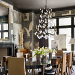 Обои ручная роспись в стиле Арт-деко Symphony Original colourway on Arkose silk dupion варинант исполнения - 2 | Loft Concept в Ульяновске