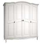 Шкаф белый из массива бука в стиле прованс White Provence варинант исполнения - 1 | Loft Concept в Ульяновске