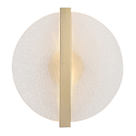 Бра с белым матовым стеклянным плафоном круглой формы Soft Glow Harmony варинант исполнения - 2 | Loft Concept в Ульяновске