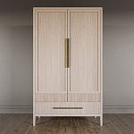 Шкаф платяной Primo с выдвижными ящиками шпон Черный дуб варинант исполнения - 2 | Loft Concept в Ульяновске