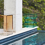 Стол журнальный в форме кубов Acrylic Furniture Lumina Mint Breeze варинант исполнения - 7 | Loft Concept в Ульяновске