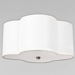 Потолочный светильник с белым волнистым плафоном из ткани Vitorino варинант исполнения - 1 | Loft Concept в Ульяновске