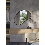 Зеркало асимметричной формы Oval Light Reflection варинант исполнения - 4 | Loft Concept в Ульяновске