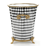 Фарфоровое кашпо Black and white square варинант исполнения - 3 | Loft Concept в Ульяновске