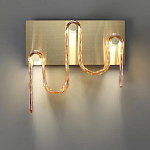 Бра волнистой формы из фактурного стекла Big Wave варинант исполнения - 7 | Loft Concept в Ульяновске