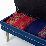 Мягкая банкетка с зоной для хранения Casket Blue варинант исполнения - 4 | Loft Concept в Ульяновске
