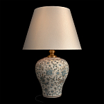 Настольная лампа с цветочной росписью Lamp Flower Painting варинант исполнения - 2 | Loft Concept в Ульяновске