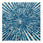 Приставной столик с инкрустацией раковинами устриц Bone Inlay варинант исполнения - 2 | Loft Concept в Ульяновске