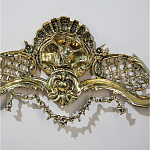 Зеркало настенное в бронзовой раме Grace Gold Mirrors  варинант исполнения - 3 | Loft Concept в Ульяновске