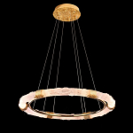 Люстра в форме кольца с золотым декором Warm Heavenly Light варинант исполнения - 5 | Loft Concept в Ульяновске