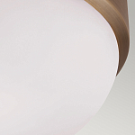 Потолочный светильник круглой формы с белым выпуклым матовым плафоном Feiss варинант исполнения - 4 | Loft Concept в Ульяновске