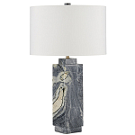 Настольная лампа с корпусом из серого мрамора Breathtaking View варинант исполнения - 4 | Loft Concept в Ульяновске