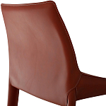 Стул коричневый из искуственной кожи на 4-х ножках Enigma Brown варинант исполнения - 2 | Loft Concept в Ульяновске