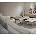 Стол журнальный круглый с узором Table Hypontic Pattern варинант исполнения - 7 | Loft Concept в Ульяновске