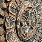 Индийский шкаф с орнаментом резьба из дерева Indian Antique Furniture  варинант исполнения - 4 | Loft Concept в Ульяновске