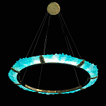 Люстра в форме кольца с цветочным декором Warm Heavenly Light варинант исполнения - 6 | Loft Concept в Ульяновске