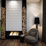 Гипсовая 3D Панель M-38 варинант исполнения - 1 | Loft Concept в Ульяновске