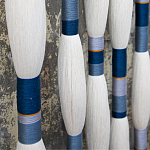 Настенное украшение из нитей Корона с кисточками Crown Wall Hanging варинант исполнения - 2 | Loft Concept в Ульяновске