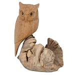 Статуэтка из дерева сова Animals of the World варинант исполнения - 2 | Loft Concept в Ульяновске