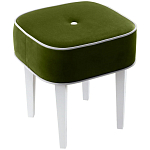 Квадратный мягкий пуф на белых ножках Winton Pouf Square варинант исполнения - 1 | Loft Concept в Ульяновске