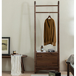 Вешалка деревянная с 2- мя ящиками Moon Walnut Furniture варинант исполнения - 1 | Loft Concept в Ульяновске