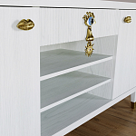 Комод-буфет Elsa Dreams White с открытыми полками   варинант исполнения - 5 | Loft Concept в Ульяновске